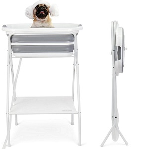 Bañera portatil para bichon maltes